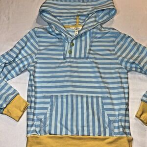 Matilda‎ Jane Hoodie (unisex) 6 Blue Striped Long Sleeve Hooded Pullover